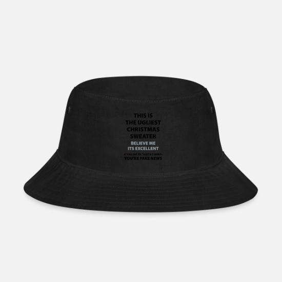 Ugly Christmas Sweater' Bucket Hat 